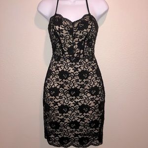 BEBE Black Lace Dress